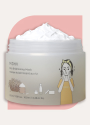 Mascarilla iluminadora de arroz de Midha