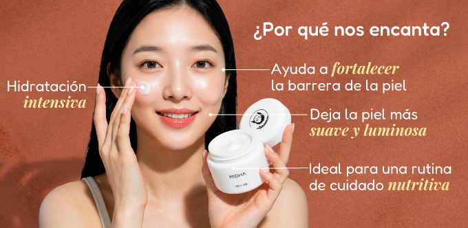 beneficios midha crema facial