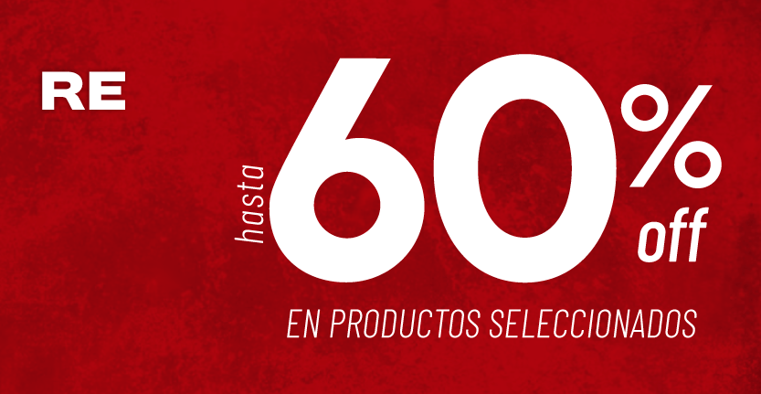 Hasta 60% off en productos seleccionados
