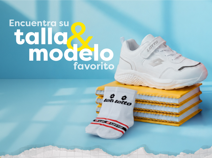 ENCUENTRA SU TALLA Y MODELO FAVORITO | Variedad de tenis, mochilas y accesorios para el regreso a clases