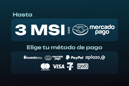 HASTA 3 MSI con Mercado Pago | Elige tu método de pago