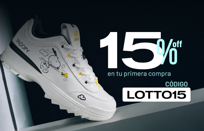 15%OFF en tu primera compra con CÓDIGO LOTTO15
