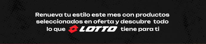 Renueva tu estilo este mes con productos seleccionados en oferta y descubre todo lo que Lotto tiene para ti.
