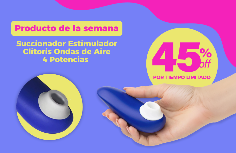 Succionador Estimulador Clitoris Ondas de Aire 4 Potencias