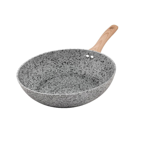 Wok Granito Stone Aluminio Forjado Antiadherente 28cm