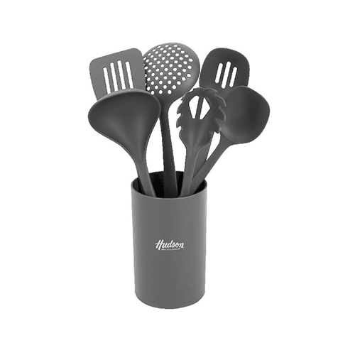 Set X 6 Kit Utensilios De Cocina De Nylon Hudson