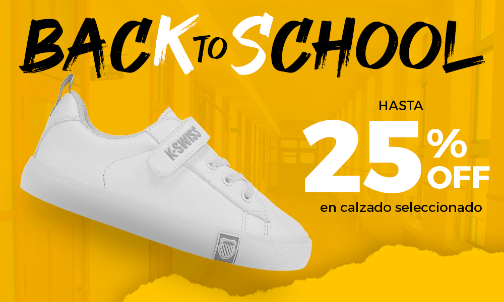 Back to School 25% off en productos seleccionados