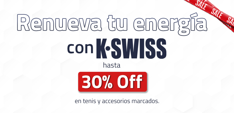 Ofertas Hasta 30% Off K-Swiss