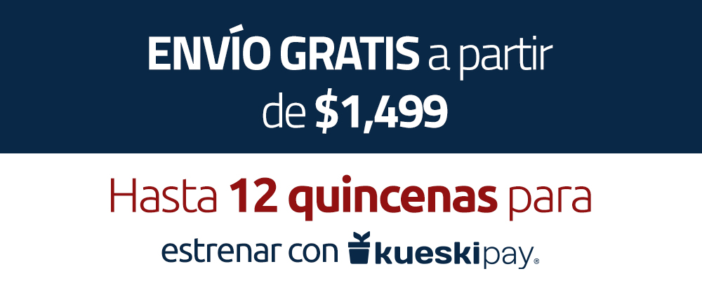 ENVIO GRATIS  a parte de $ 1,149. Hasta 12 quincenas 