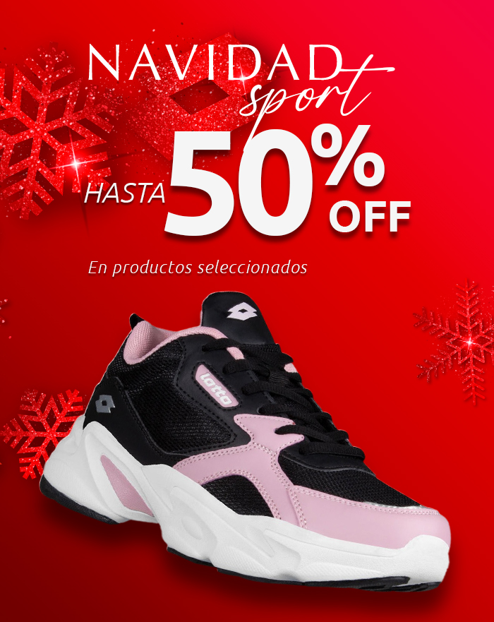 Navidad Sport. Hasta 50% Off en Productos seleccionados.