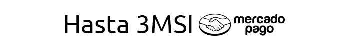 HASTA 3 MSI CON MERCADO PAGO