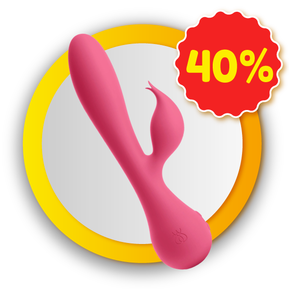 JimmyJane Glo Rabbit Vibrador con Calefacción 2 Motores