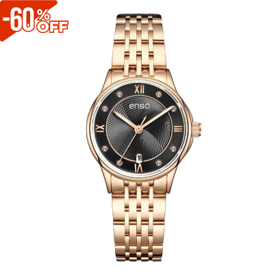 Reloj Enso Casual Oro Rosa EW9375L2 De Acero Para Mujer