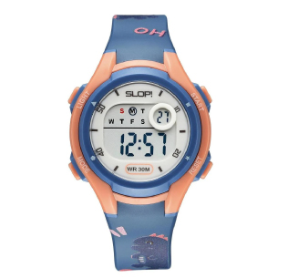 Reloj Slop Deportivo Azul SW8215K5 De Plástico Para Niño