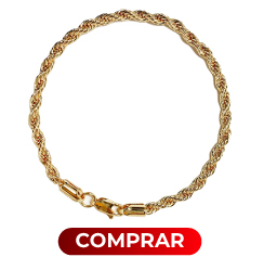 Pulsera Ilan Clásico Enchapado en Oro 18K Dorado 44874 Mujer