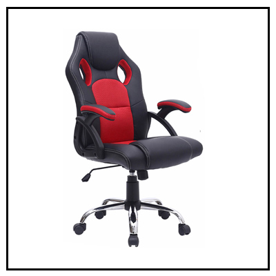 Silla gamer base cromada